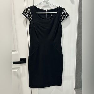 Studded black dress